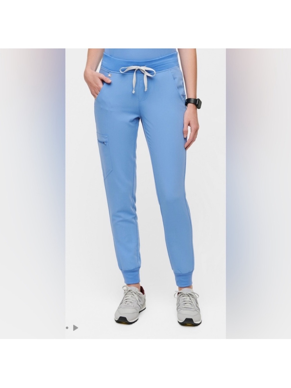 Figs Zamora Ceil Blue Jogger Scrub Pants